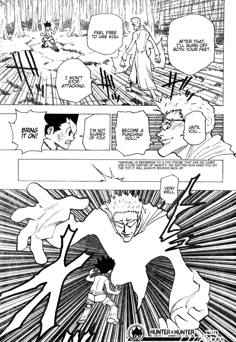 Hunter X Hunter Chapter 179 page 15 - Chapter 179: Three-Way Struggle: Part 10