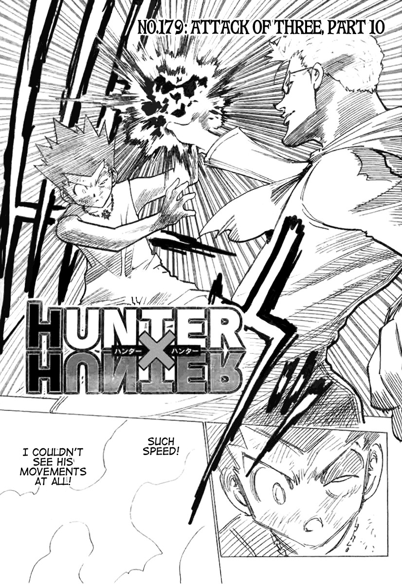 Hunter X Hunter Chapter 179 page 3 - Chapter 179: Three-Way Struggle: Part 10