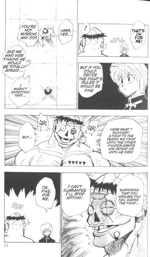 Hunter X Hunter Chapter 18 page 7 - Chapter 18: The Two Aces in the Hole