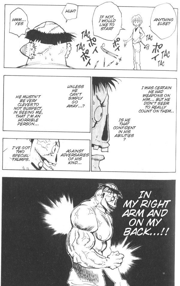 Hunter X Hunter Chapter 18 page 9 - Chapter 18: The Two Aces in the Hole