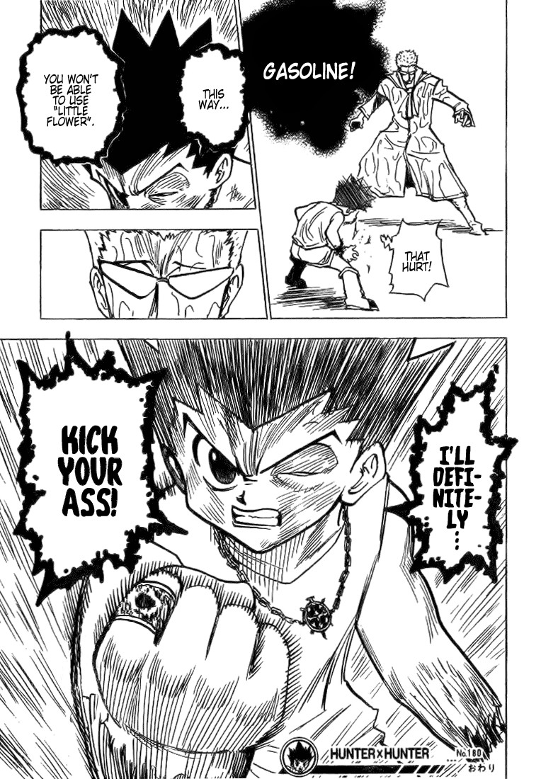 Hunter X Hunter Chapter 180 page 15 - Chapter 180: Three-Way Struggle: Part 11
