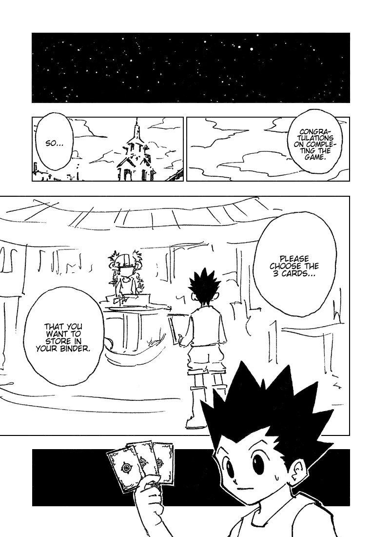 Hunter X Hunter Chapter 184 page 15 - Chapter 184: The Choice of Three Cards