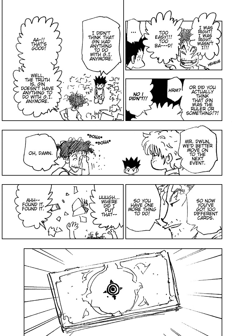 Hunter X Hunter Chapter 184 page 3 - Chapter 184: The Choice of Three Cards