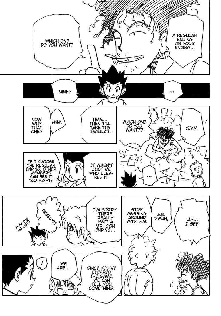 Hunter X Hunter Chapter 184 page 5 - Chapter 184: The Choice of Three Cards
