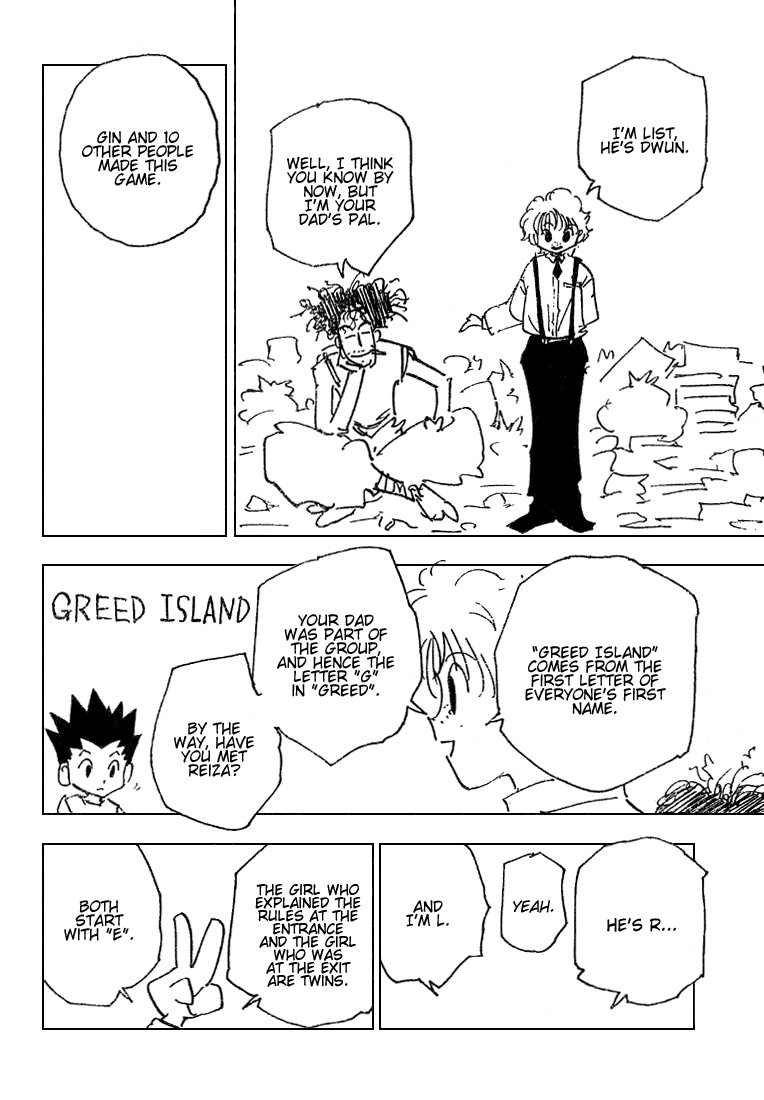 Hunter X Hunter Chapter 184 page 6 - Chapter 184: The Choice of Three Cards