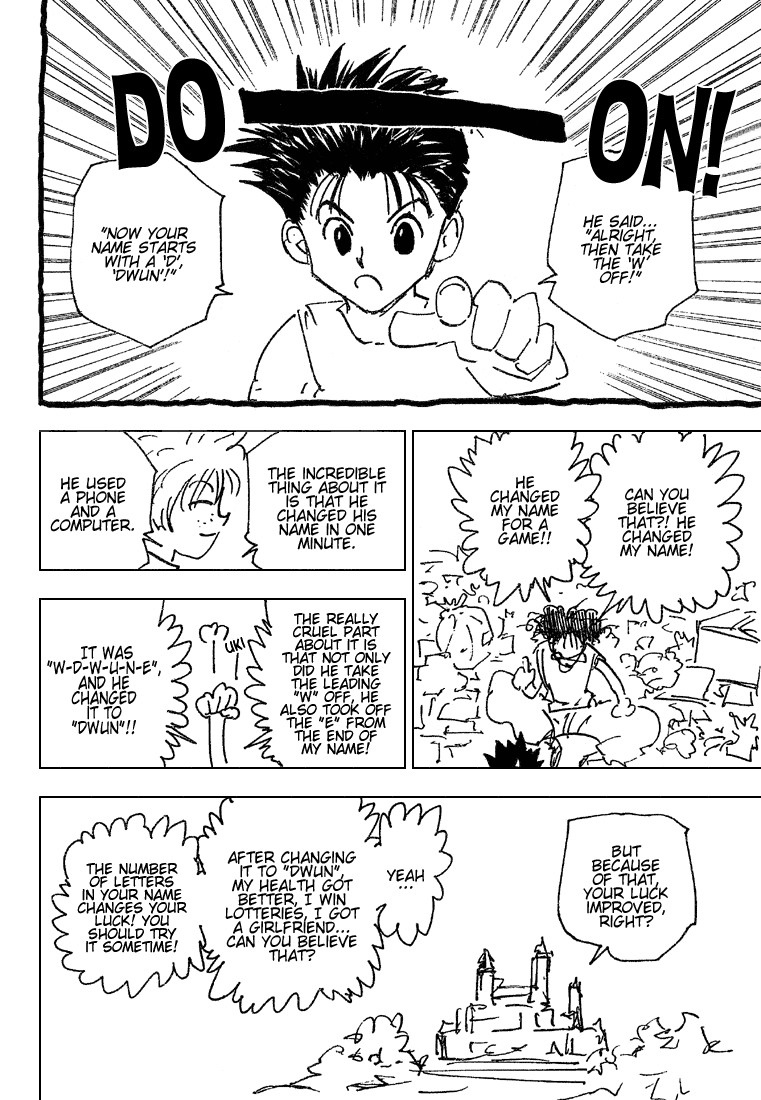 Hunter X Hunter Chapter 184 page 8 - Chapter 184: The Choice of Three Cards