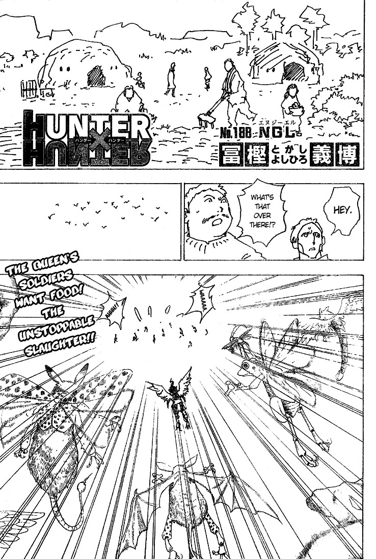 Hunter X Hunter Chapter 188 page 1 - Chapter 188: NGL