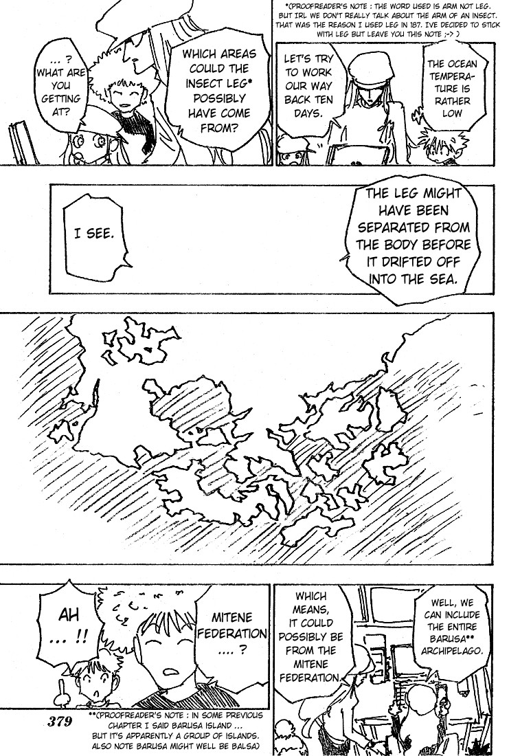Hunter X Hunter Chapter 188 page 5 - Chapter 188: NGL