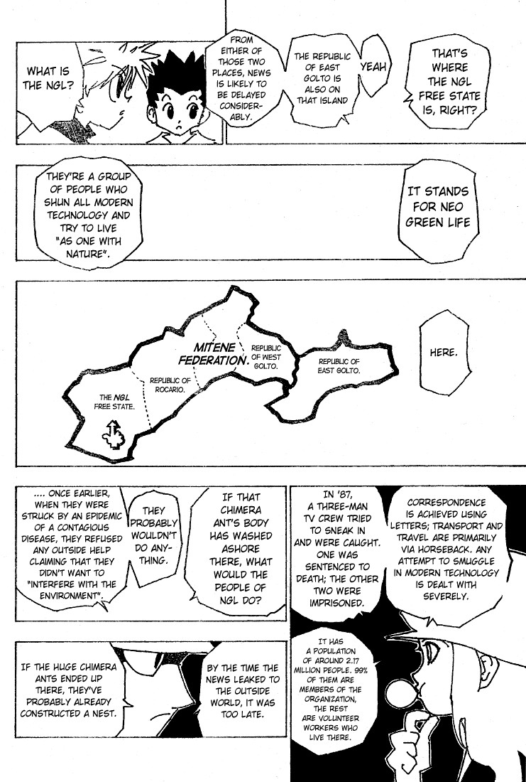 Hunter X Hunter Chapter 188 page 6 - Chapter 188: NGL