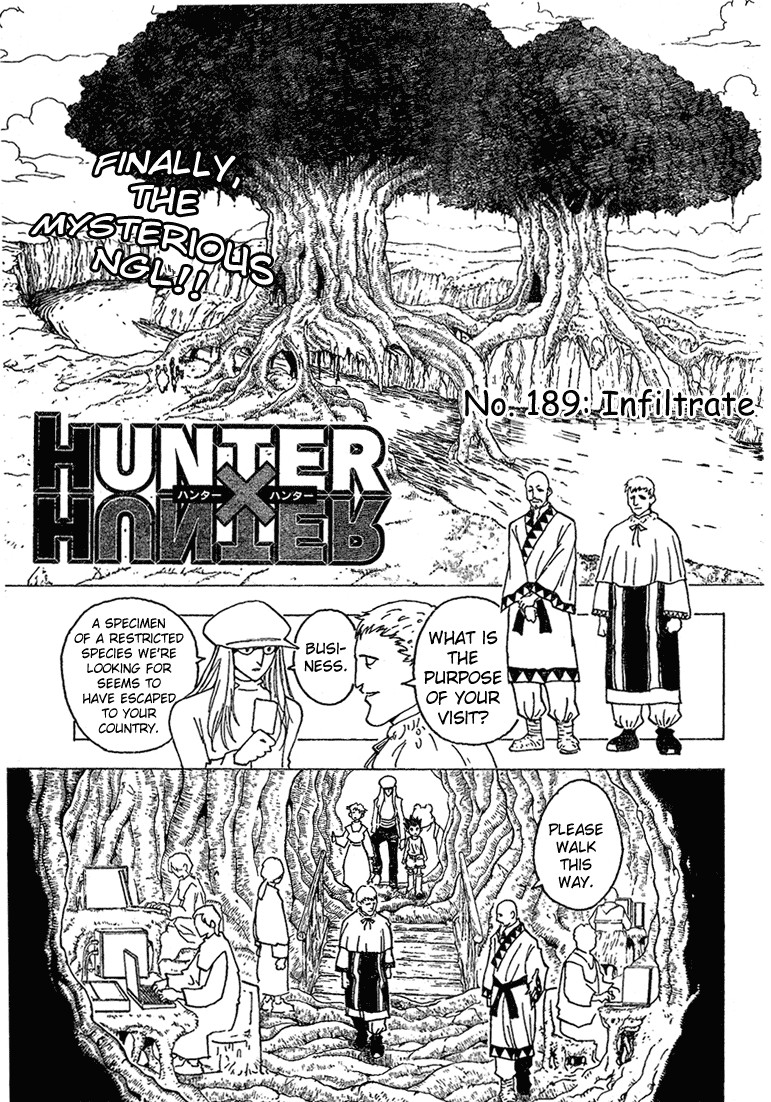 Hunter X Hunter Chapter 189 page 1 - Chapter 189: Infiltration