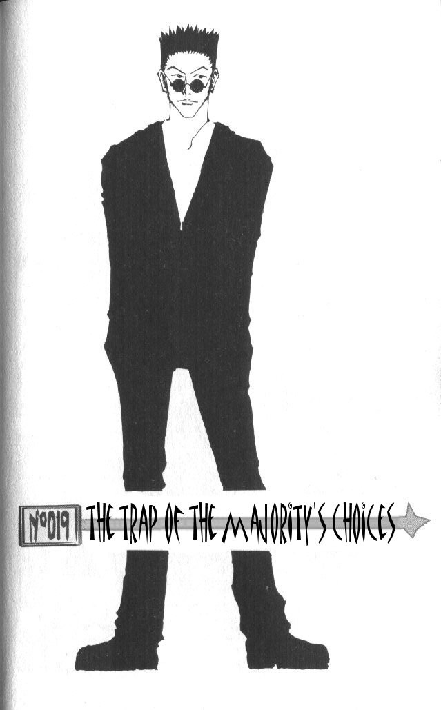 Hunter X Hunter Chapter 19 page 3 - Chapter 19: The Trap of Majority Rules