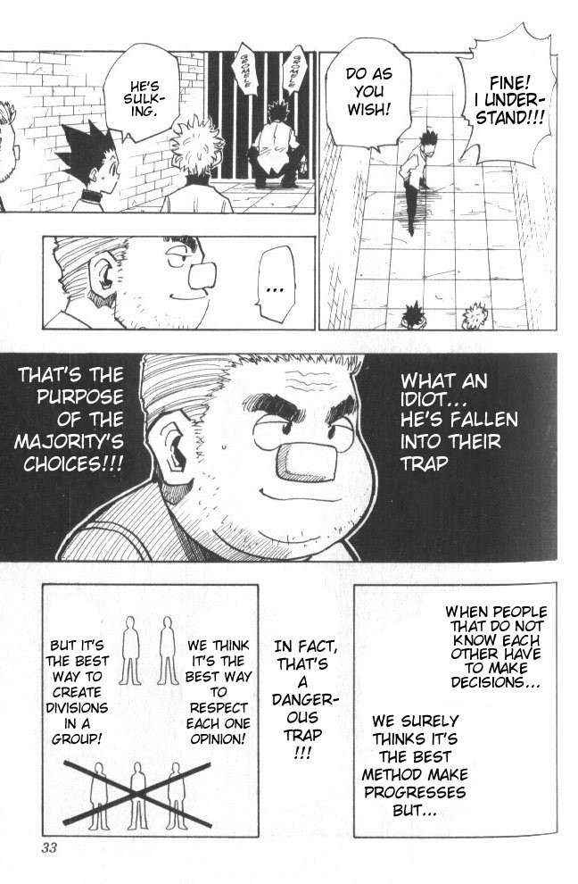 Hunter X Hunter Chapter 19 page 8 - Chapter 19: The Trap of Majority Rules