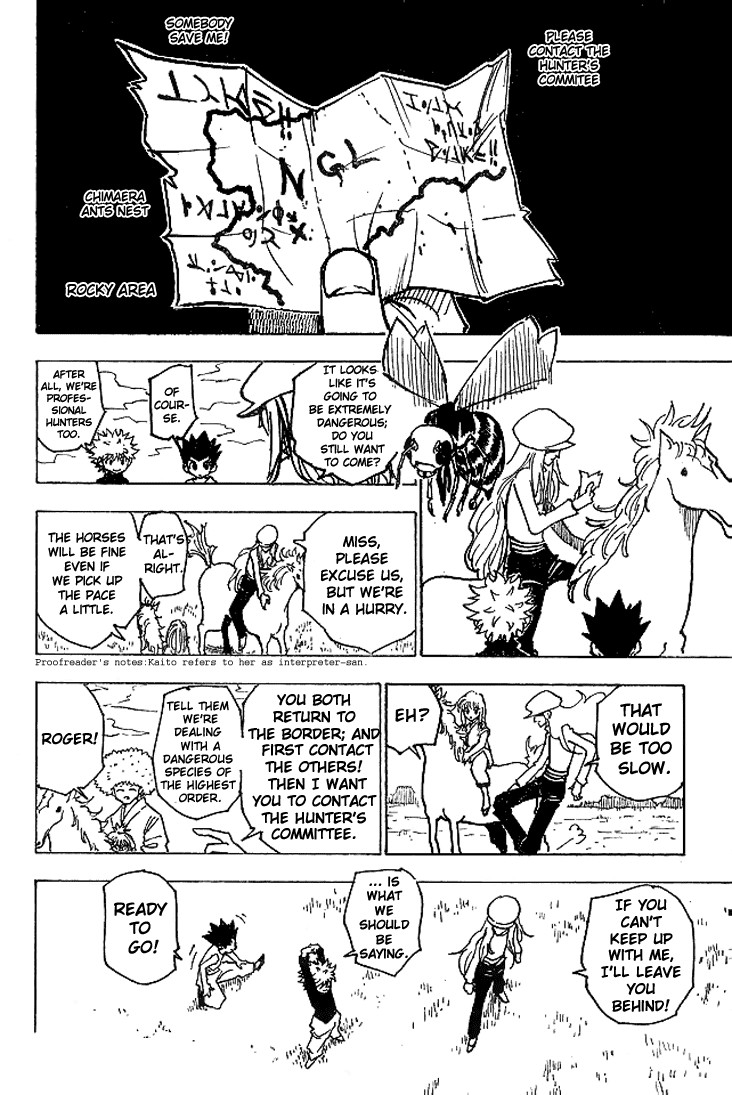 Hunter X Hunter Chapter 190 page 14 - Chapter 190: The Hunt