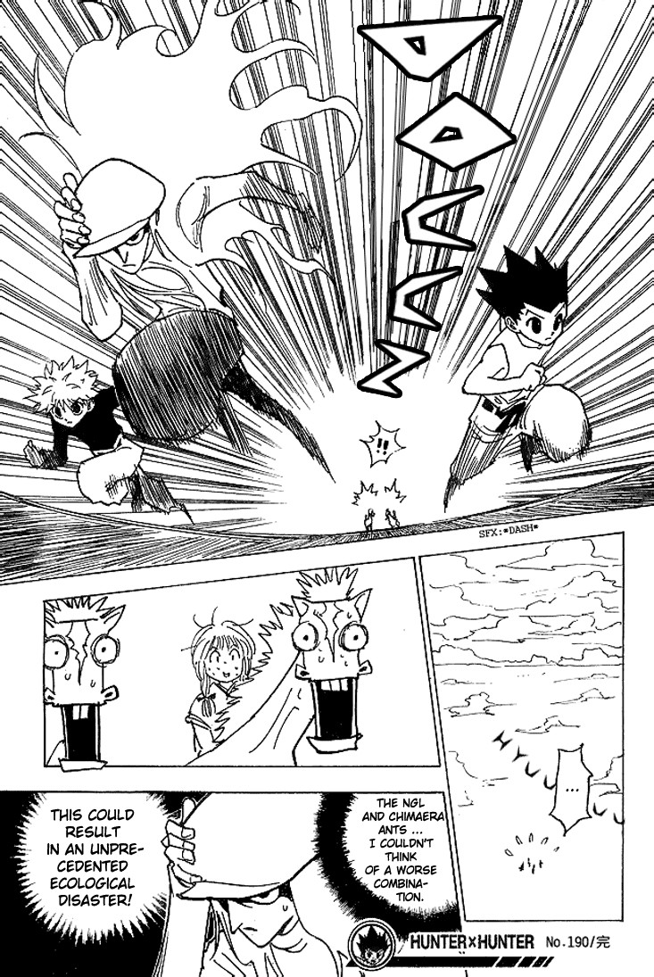 Hunter X Hunter Chapter 190 page 15 - Chapter 190: The Hunt