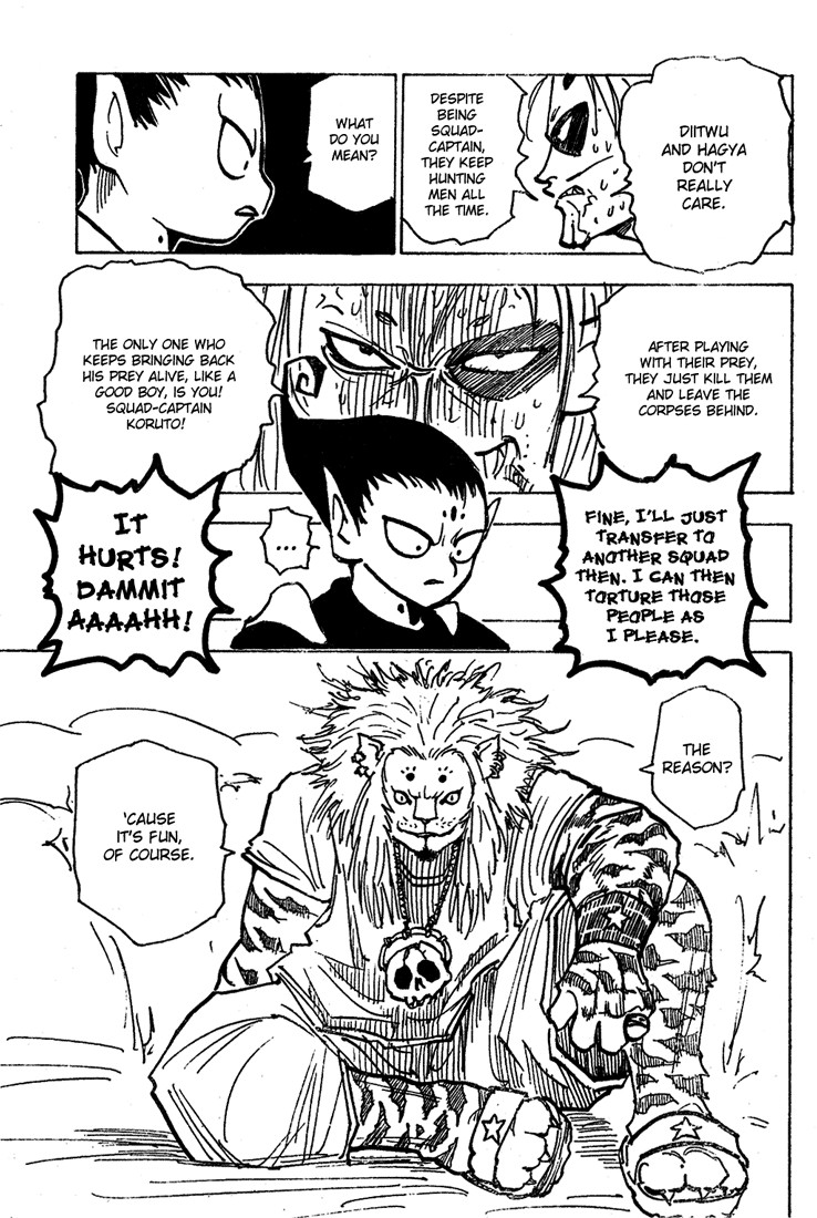 Hunter X Hunter Chapter 192 page 3 - Chapter 192: Human Dog