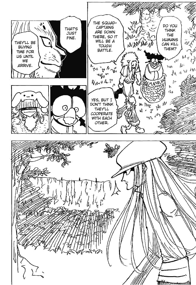 Hunter X Hunter Chapter 194 page 13 - Chapter 194: vs. Hagya's Squad: Part 1