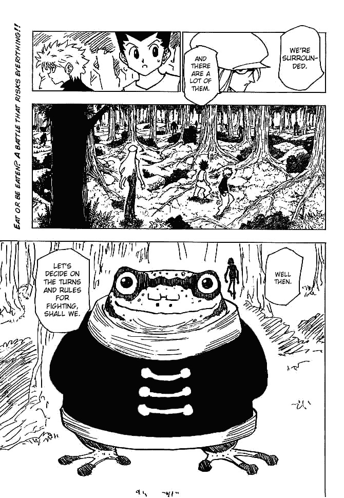 Hunter X Hunter Chapter 194 page 14 - Chapter 194: vs. Hagya's Squad: Part 1