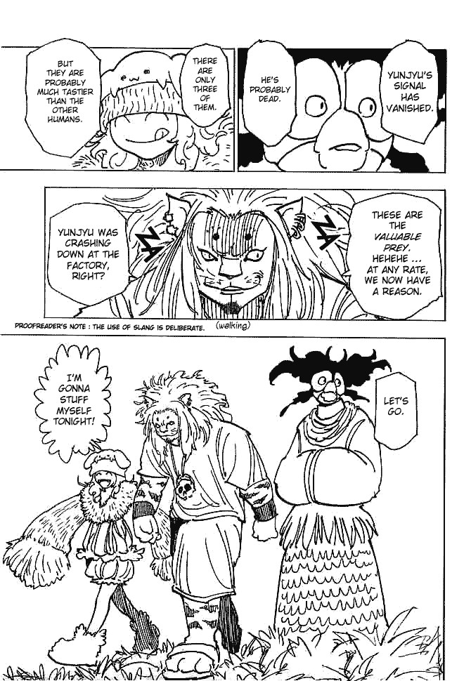 Hunter X Hunter Chapter 194 page 4 - Chapter 194: vs. Hagya's Squad: Part 1