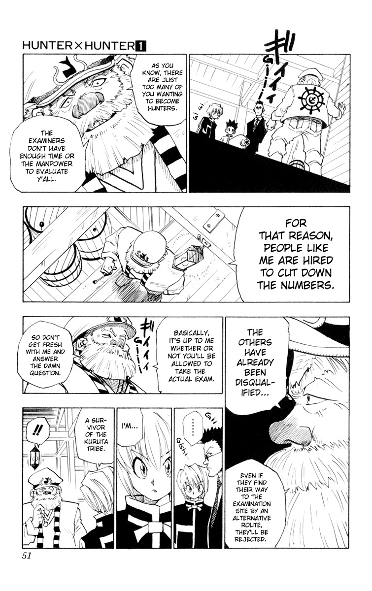 Hunter X Hunter Chapter 2 page 13 - Chapter 2: An Encounter in the Storm