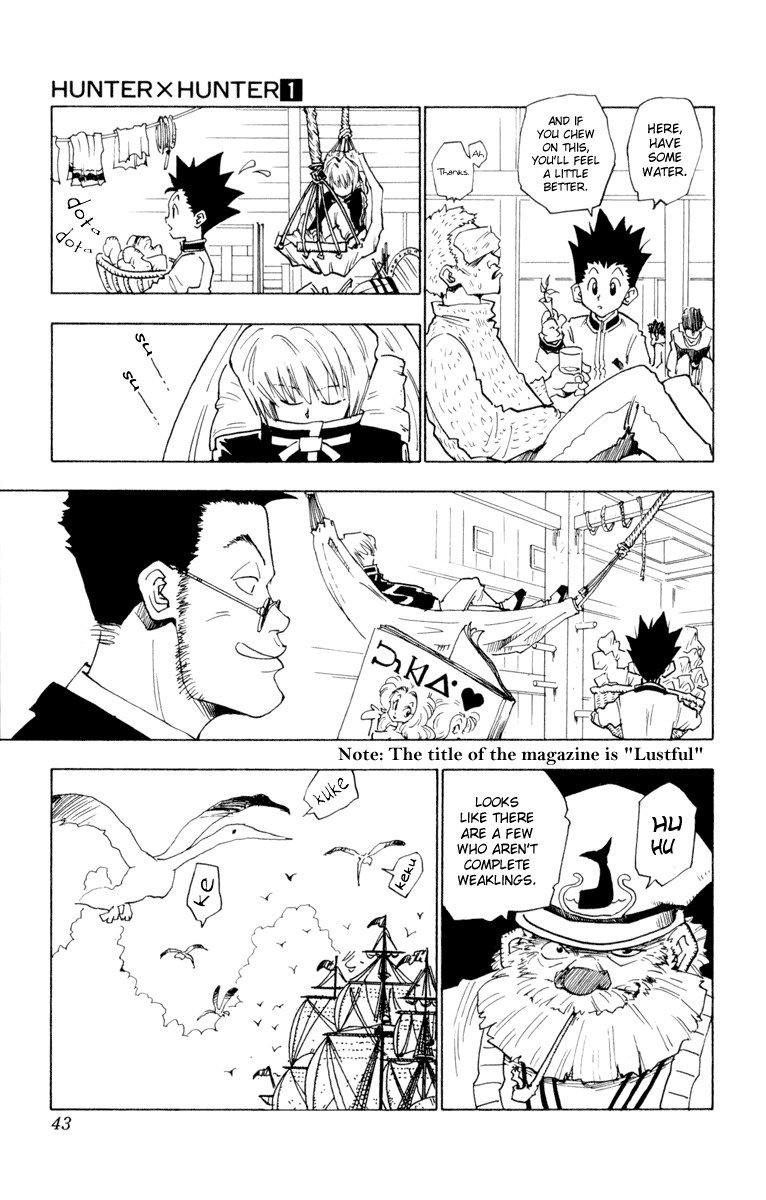 Hunter X Hunter Chapter 2 page 5 - Chapter 2: An Encounter in the Storm