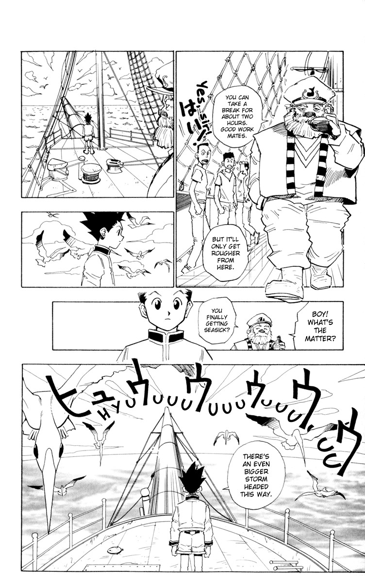 Hunter X Hunter Chapter 2 page 6 - Chapter 2: An Encounter in the Storm