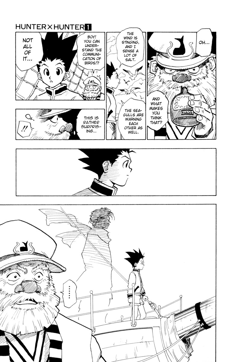 Hunter X Hunter Chapter 2 page 7 - Chapter 2: An Encounter in the Storm