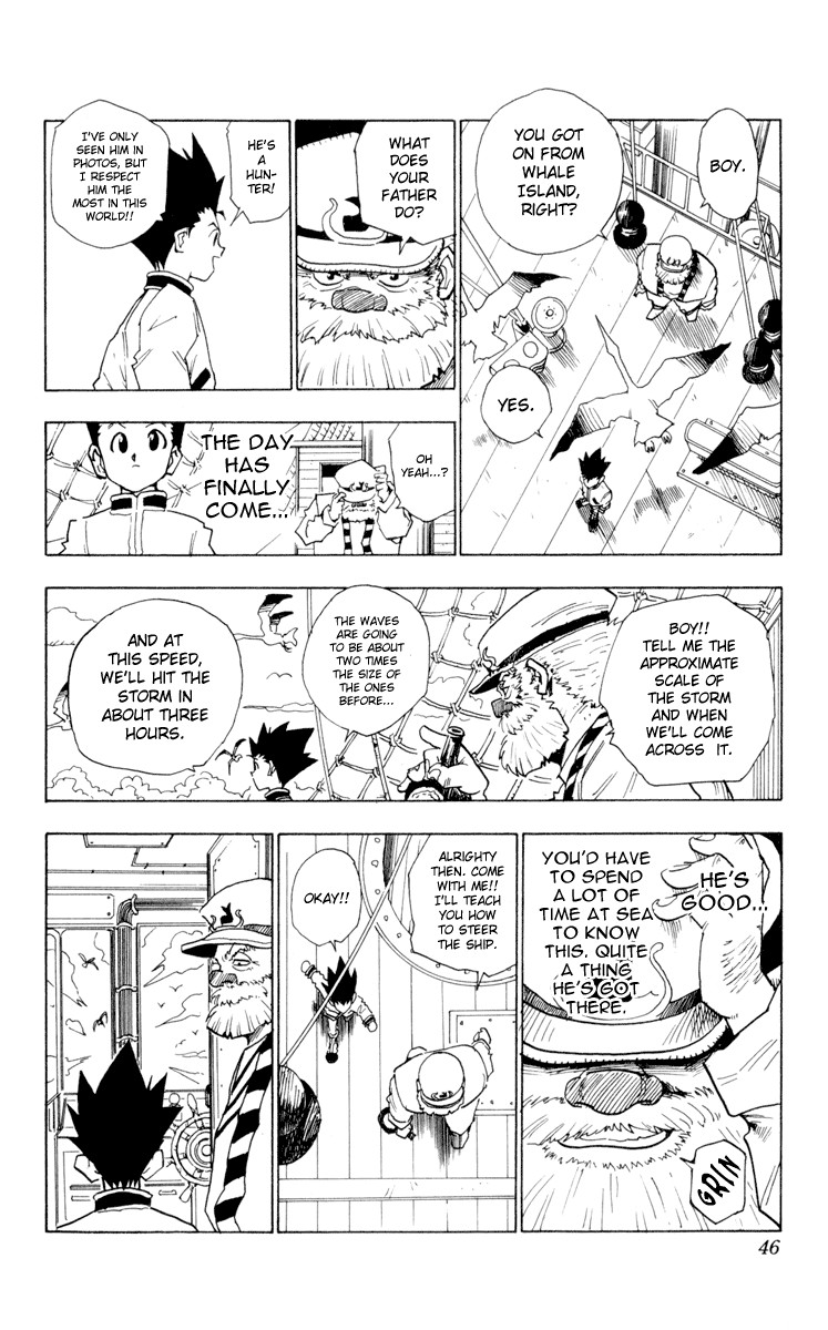 Hunter X Hunter Chapter 2 page 8 - Chapter 2: An Encounter in the Storm