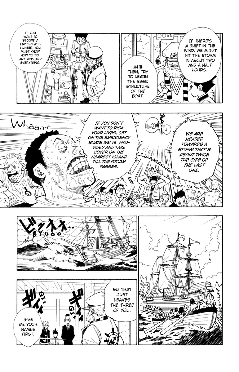Hunter X Hunter Chapter 2 page 9 - Chapter 2: An Encounter in the Storm