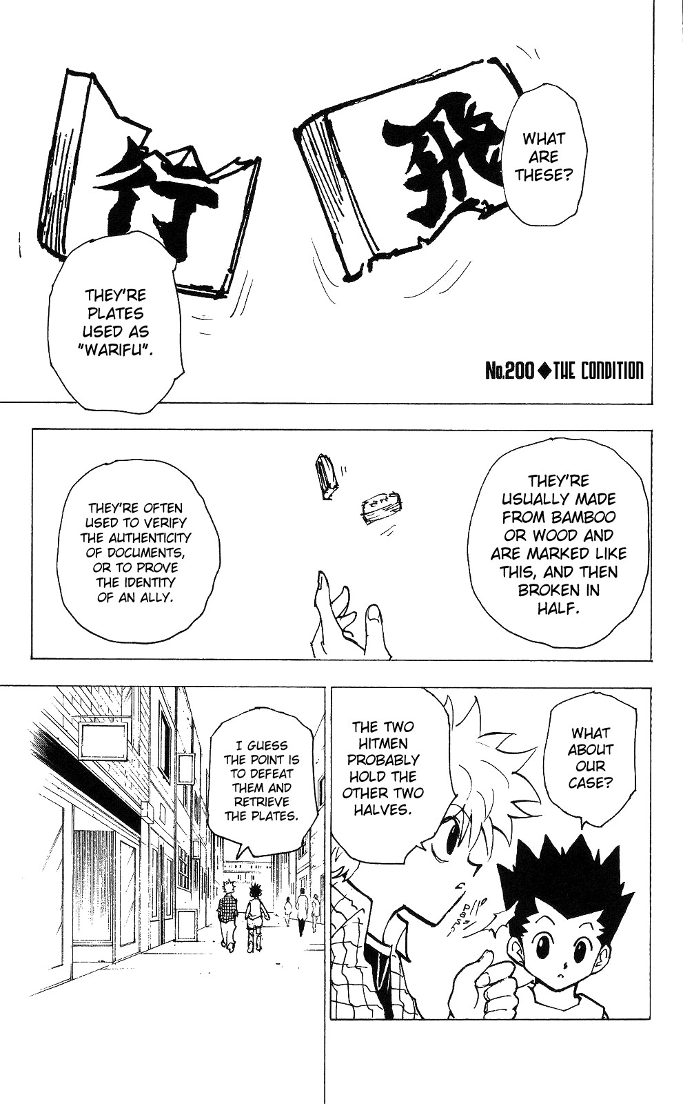 Hunter X Hunter Chapter 200 page 4 - Chapter 200: Stipulation