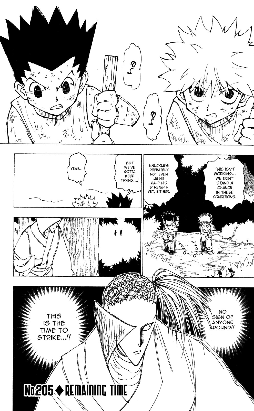 Hunter X Hunter Chapter 205 page 1 - Chapter 205: Time Remaining