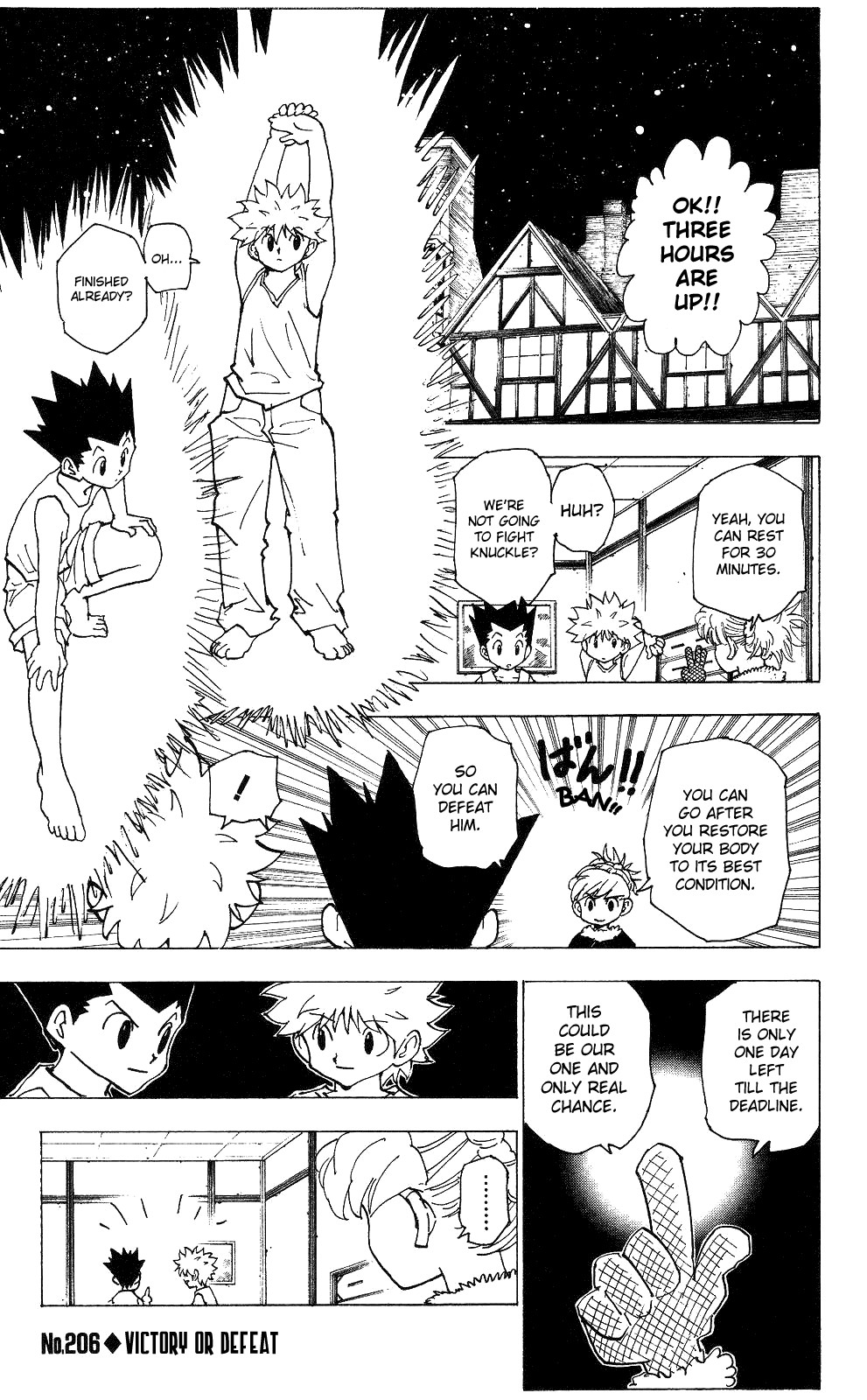 Hunter X Hunter Chapter 206 page 1 - Chapter 206: A Real Fight