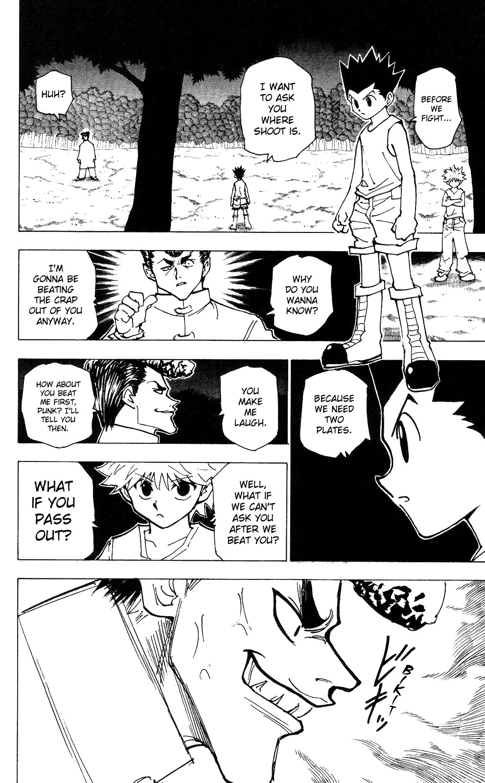 Hunter X Hunter Chapter 206 page 5 - Chapter 206: A Real Fight