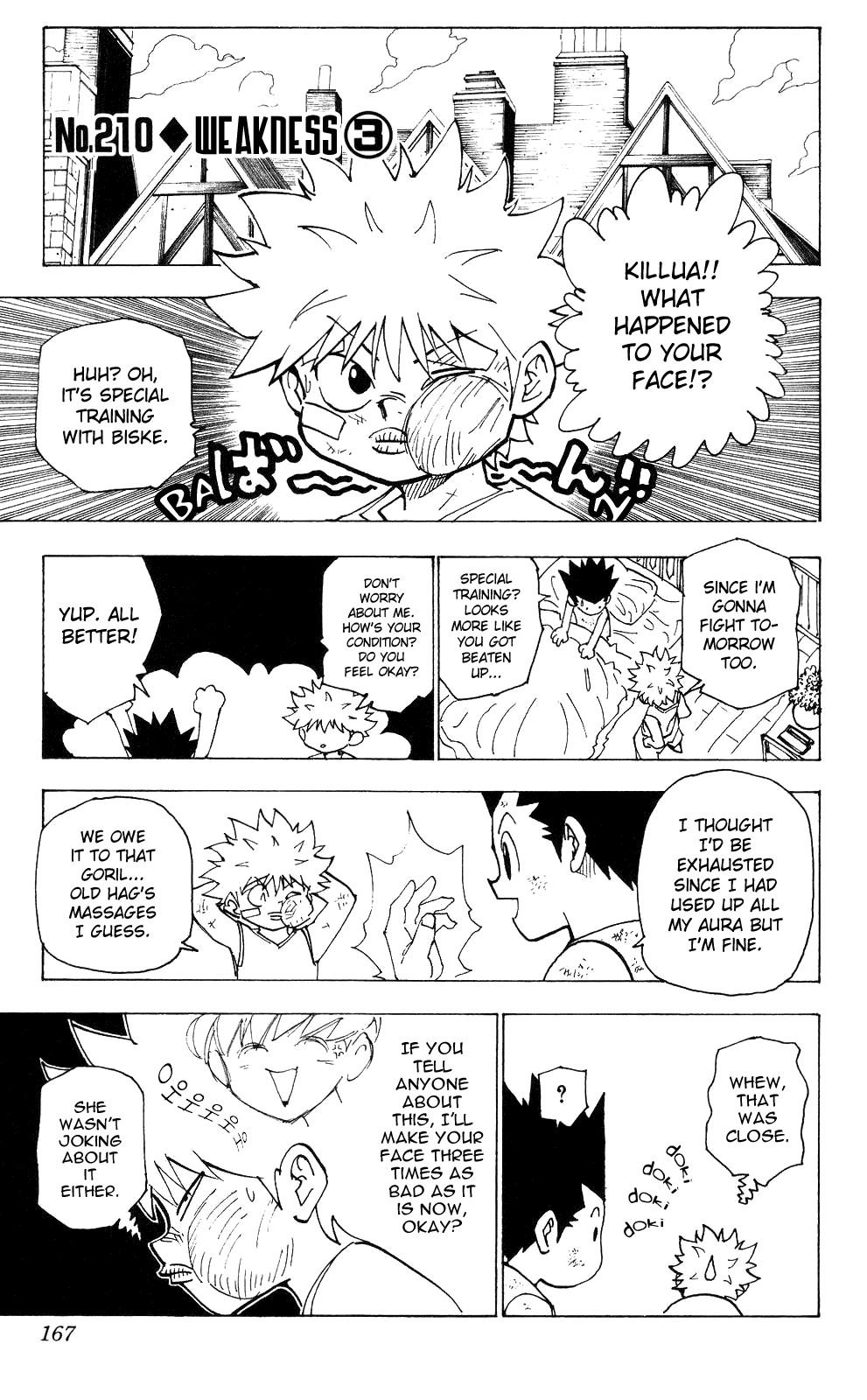 Hunter X Hunter Chapter 210 page 1 - Chapter 210: Weakness: Part 3