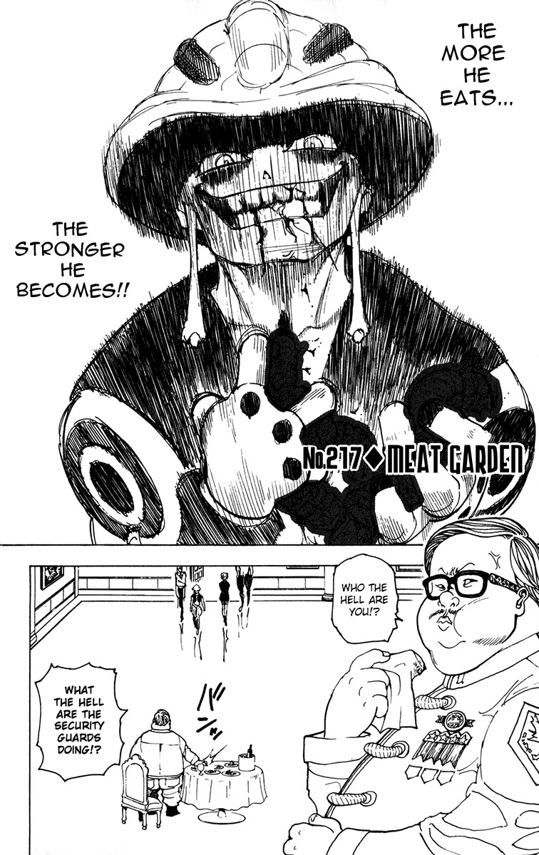 Hunter X Hunter Chapter 217 page 2 - Chapter 217: Meat Orchard