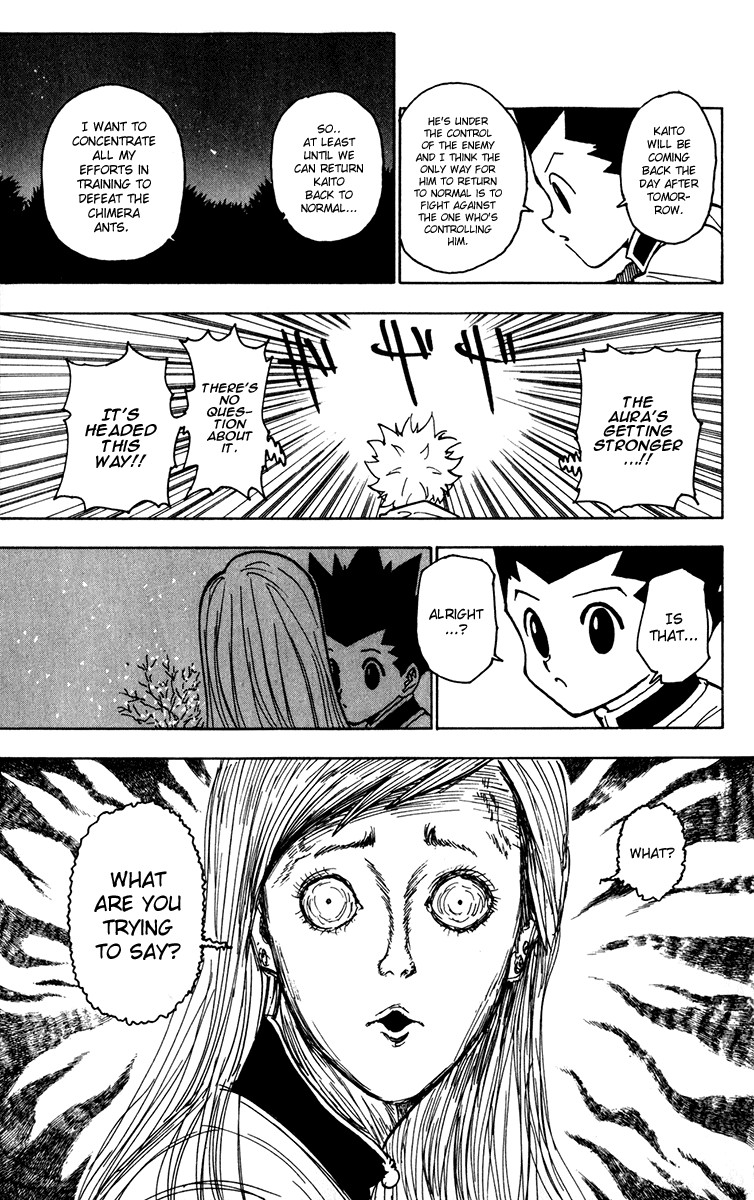Hunter X Hunter Chapter 218 page 15 - Chapter 218: Confession