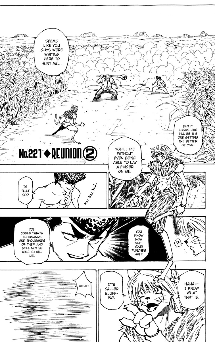 Hunter X Hunter Chapter 221 page 1 - Chapter 221: Reunion: Part 2