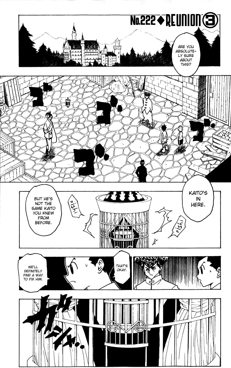 Hunter X Hunter Chapter 222 page 1 - Chapter 222: Reunion: Part 3
