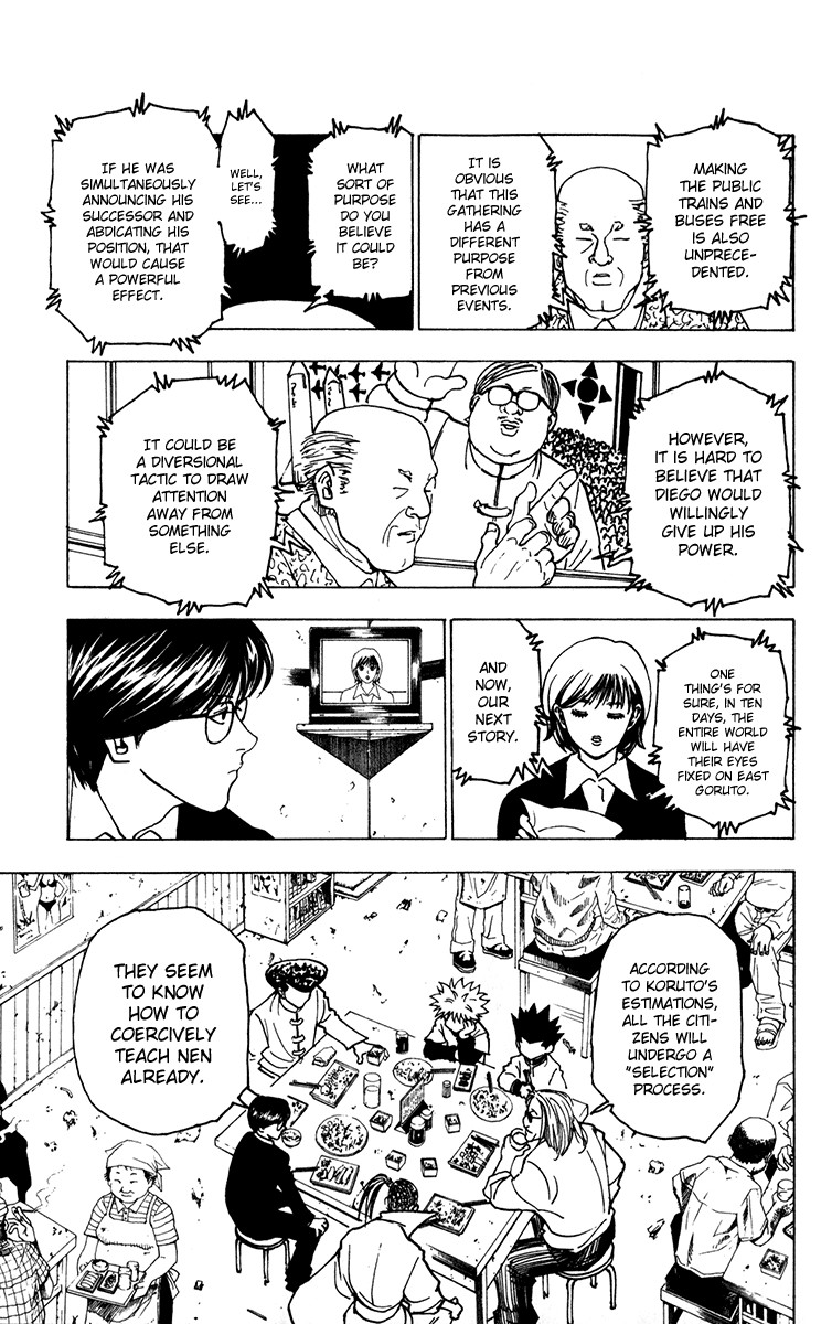 Hunter X Hunter Chapter 223 page 5 - Chapter 223: 10: Part 1
