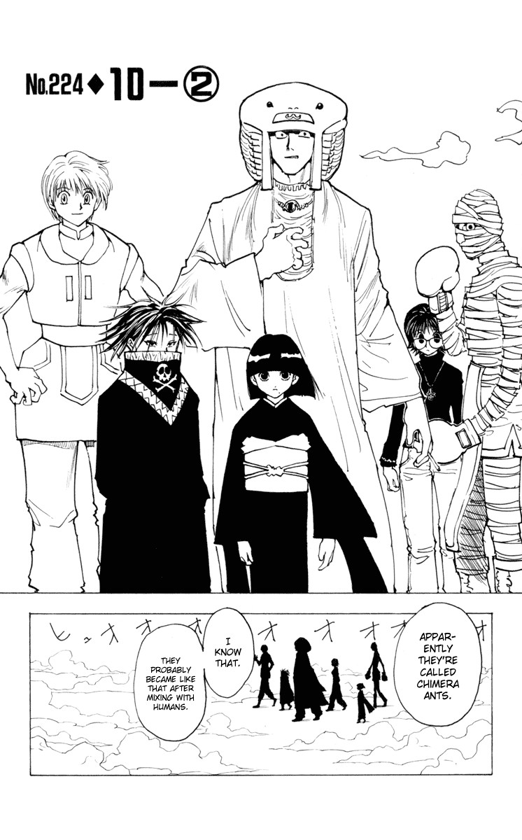 Hunter X Hunter Chapter 224 page 4 - Chapter 224: 10: Part 2