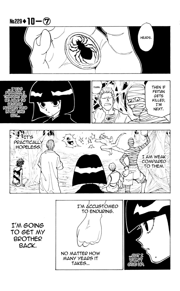 Hunter X Hunter Chapter 229 page 1 - Chapter 229: 10: Part 7