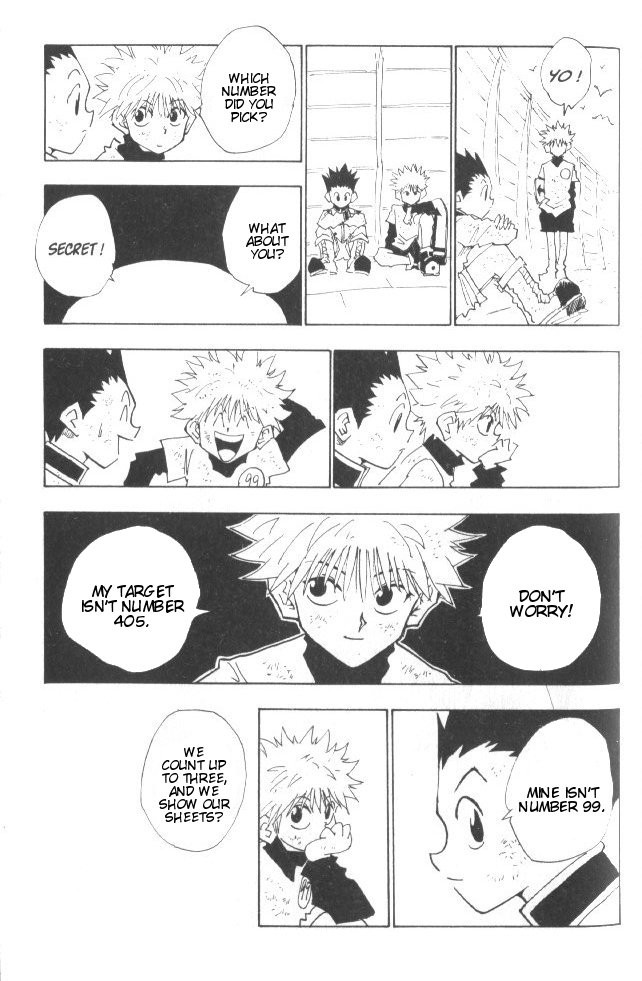 Hunter X Hunter Chapter 23 page 11 - Chapter 23: Two Enemies