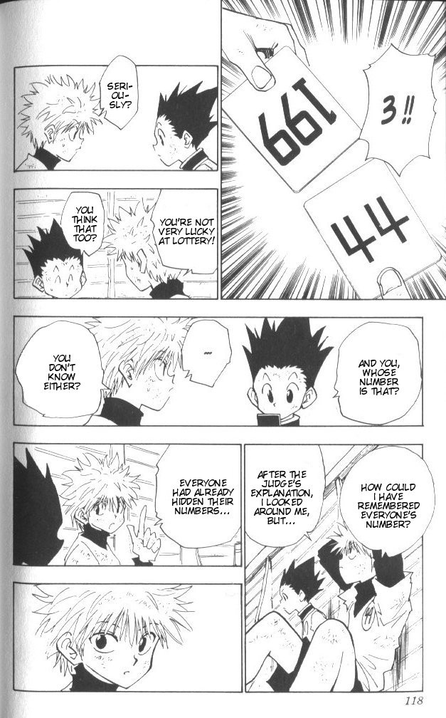 Hunter X Hunter Chapter 23 page 12 - Chapter 23: Two Enemies