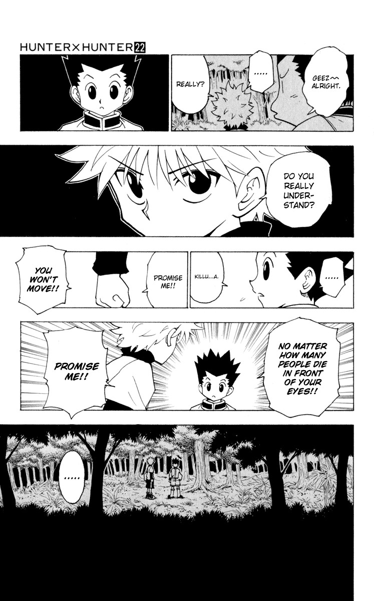 Hunter X Hunter Chapter 230 page 15 - Chapter 230: 9: Part 1