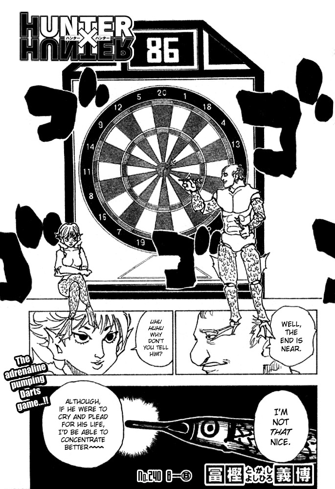 Hunter X Hunter Chapter 240 page 1 - Chapter 240: 8: Part 6