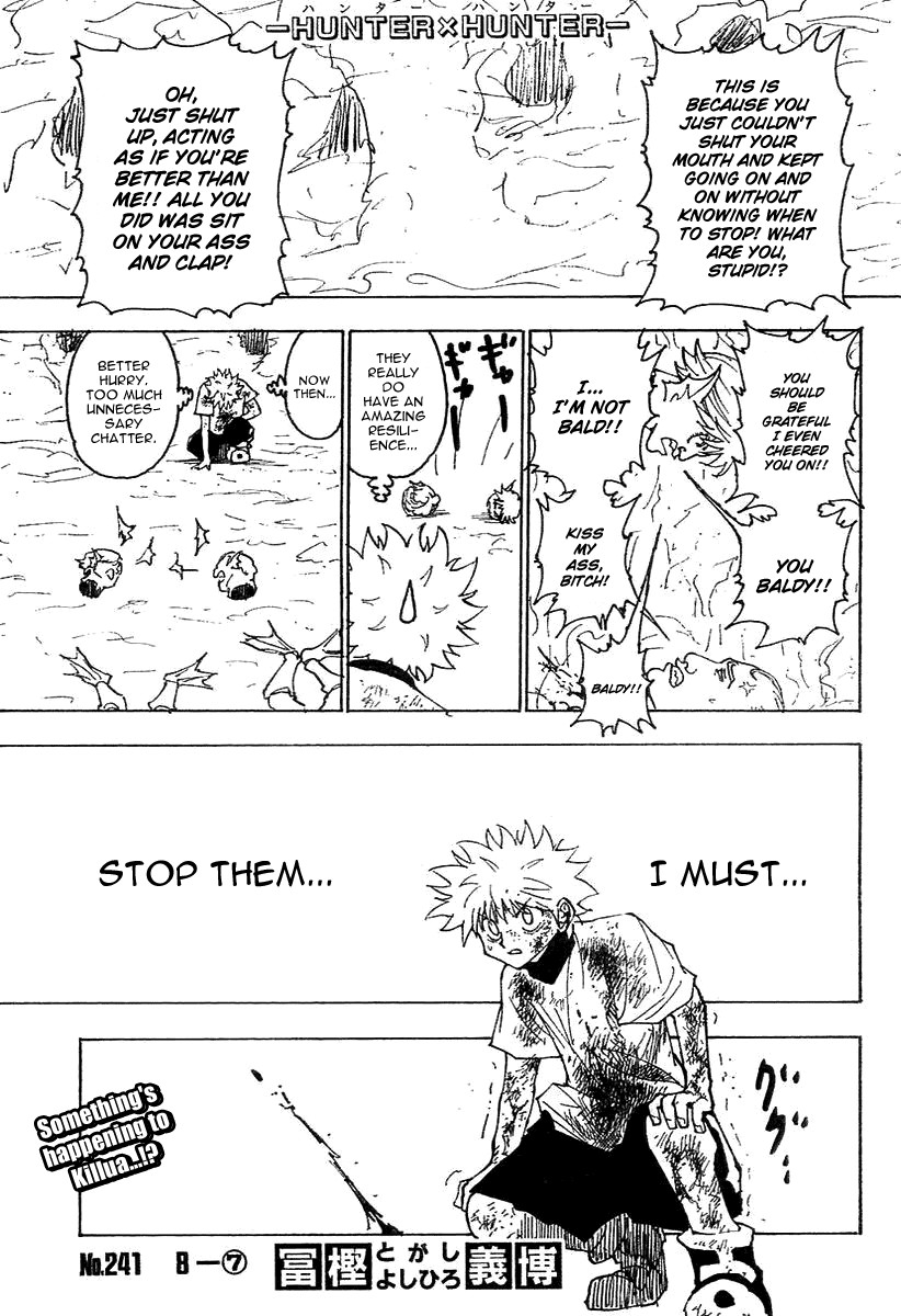 Hunter X Hunter Chapter 241 page 1 - Chapter 241: 8: Part 7