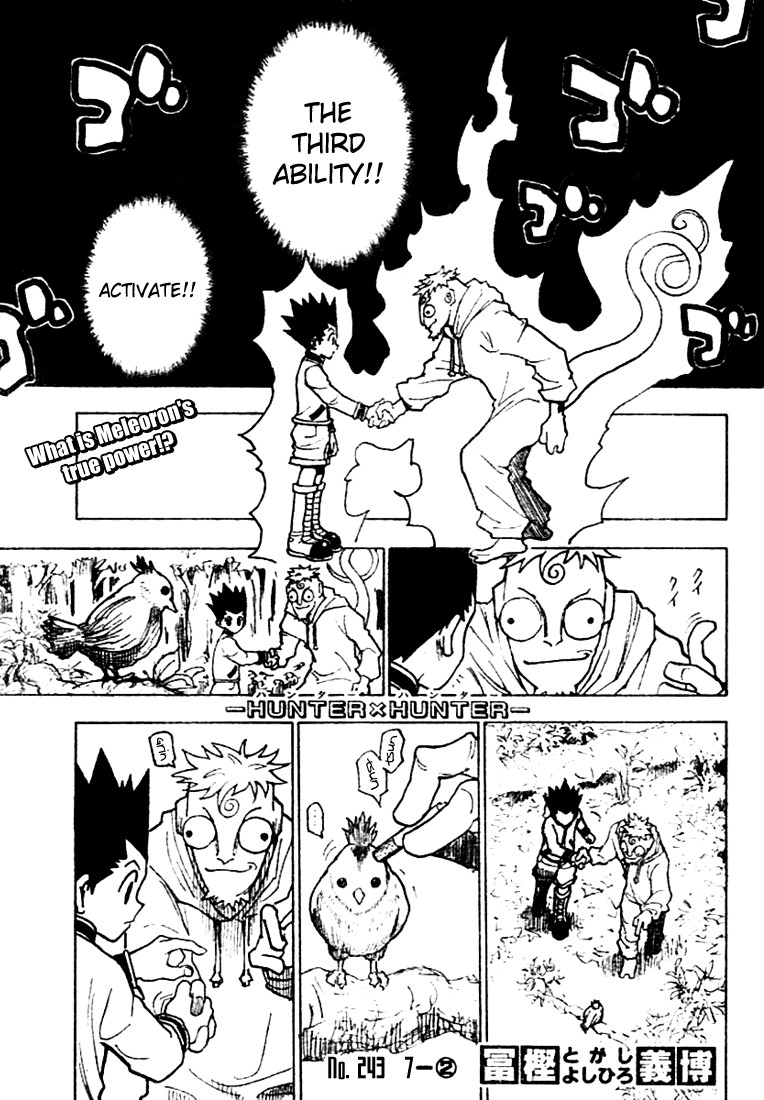 Hunter X Hunter Chapter 243 page 1 - Chapter 243: 7 Part 2