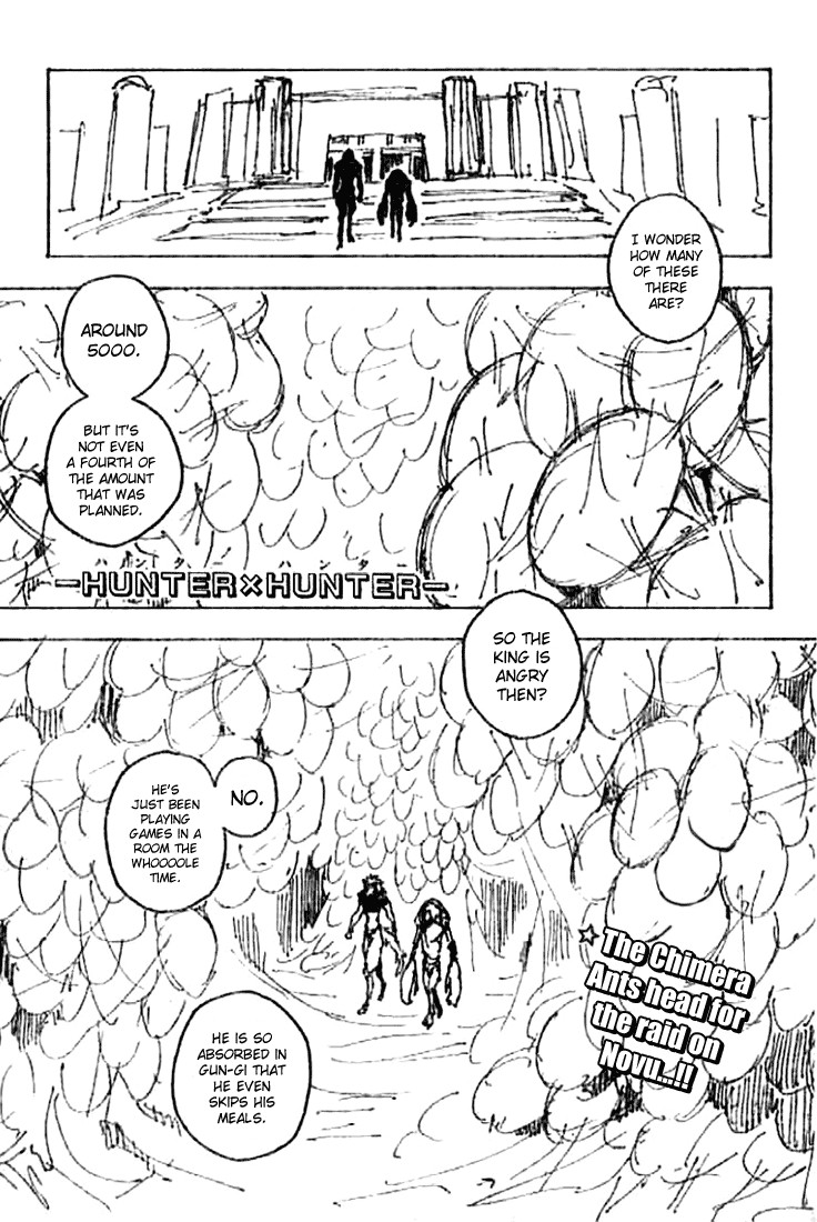 Hunter X Hunter Chapter 246 page 1 - Chapter 246: 6: Part 3