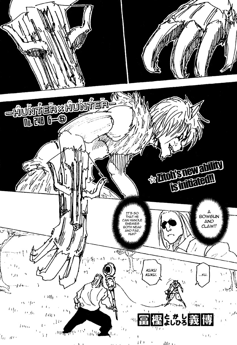 Hunter X Hunter Chapter 248 page 1 - Chapter 248: 6: Part 5