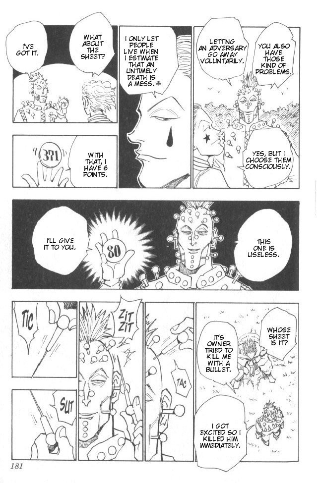 Hunter X Hunter Chapter 26 page 16 - Chapter 26: The Night Before the Showdown