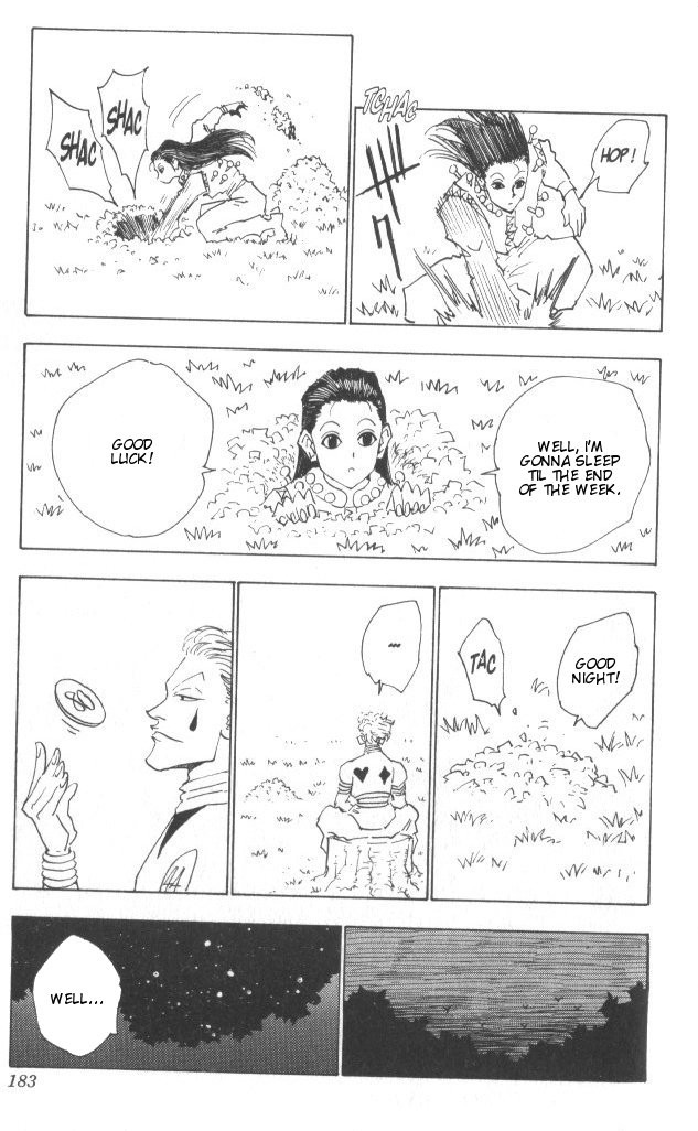 Hunter X Hunter Chapter 26 page 18 - Chapter 26: The Night Before the Showdown